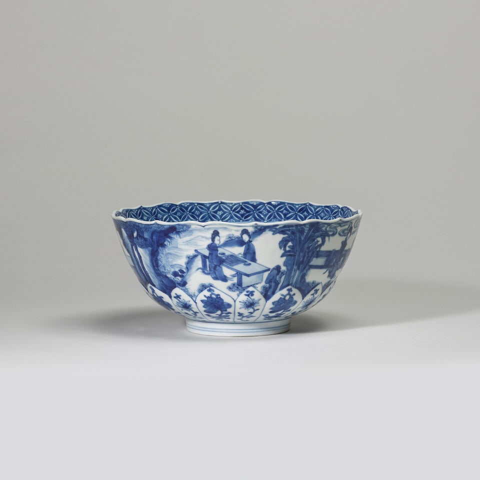 BOL EN PORCELAINE BLEU BLANC Marque et époque Kangxi (1662-1722) (1 of 7)