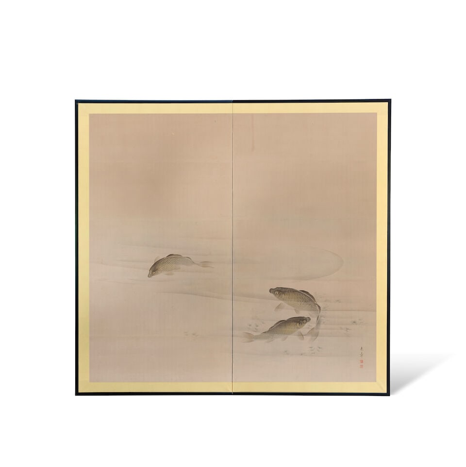 NAKAJIMA RAISHŌ 中島来章 (1796-1871) Carpes (1 of 3)