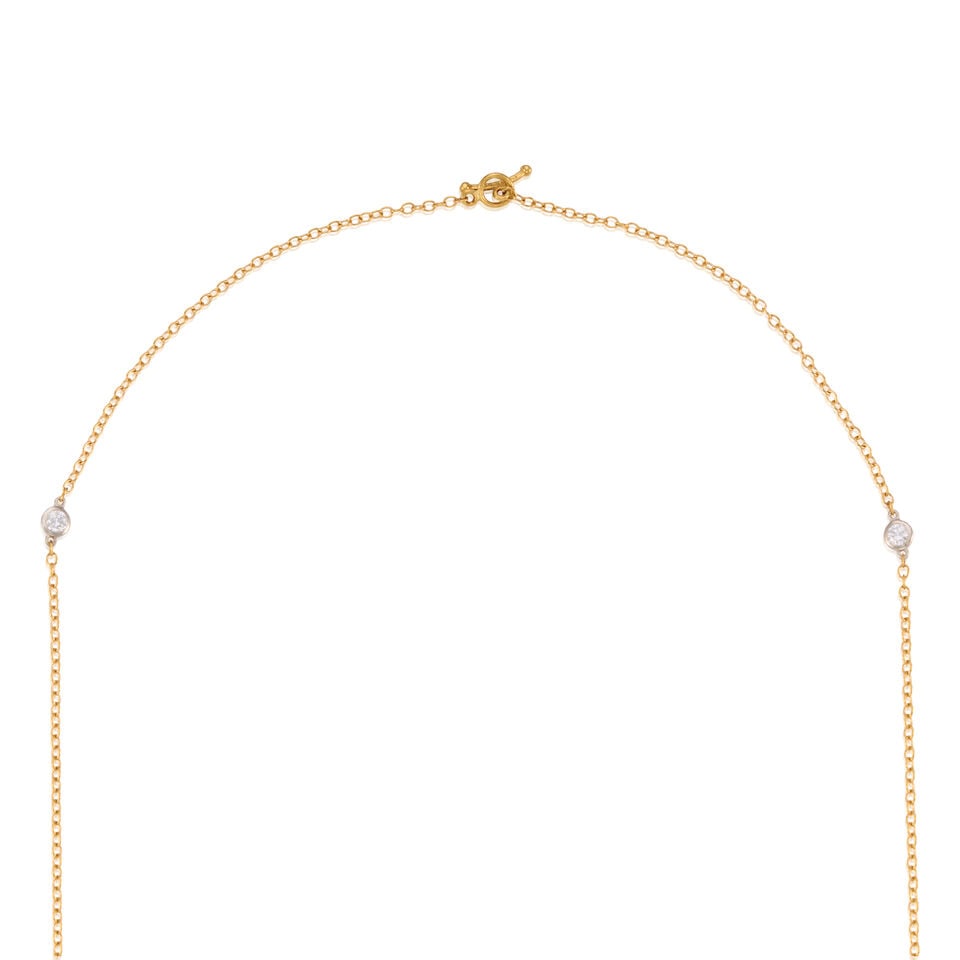 ELSA PERETTI FOR TIFFANY & CO.: 18K GOLD AND DIAMOND NECKLACE - 2
