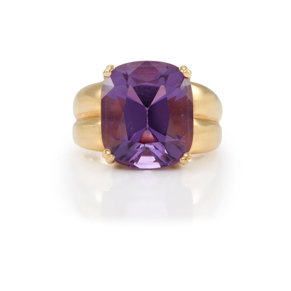 14K GOLD AND AMETHYST RING (1 of 2)