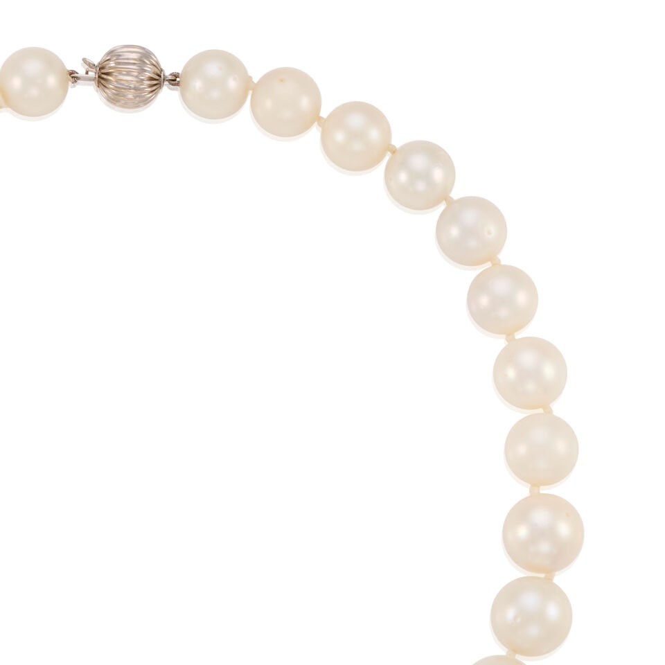 14K GOLD AND CULTURED PEARL NECKLACE - 2