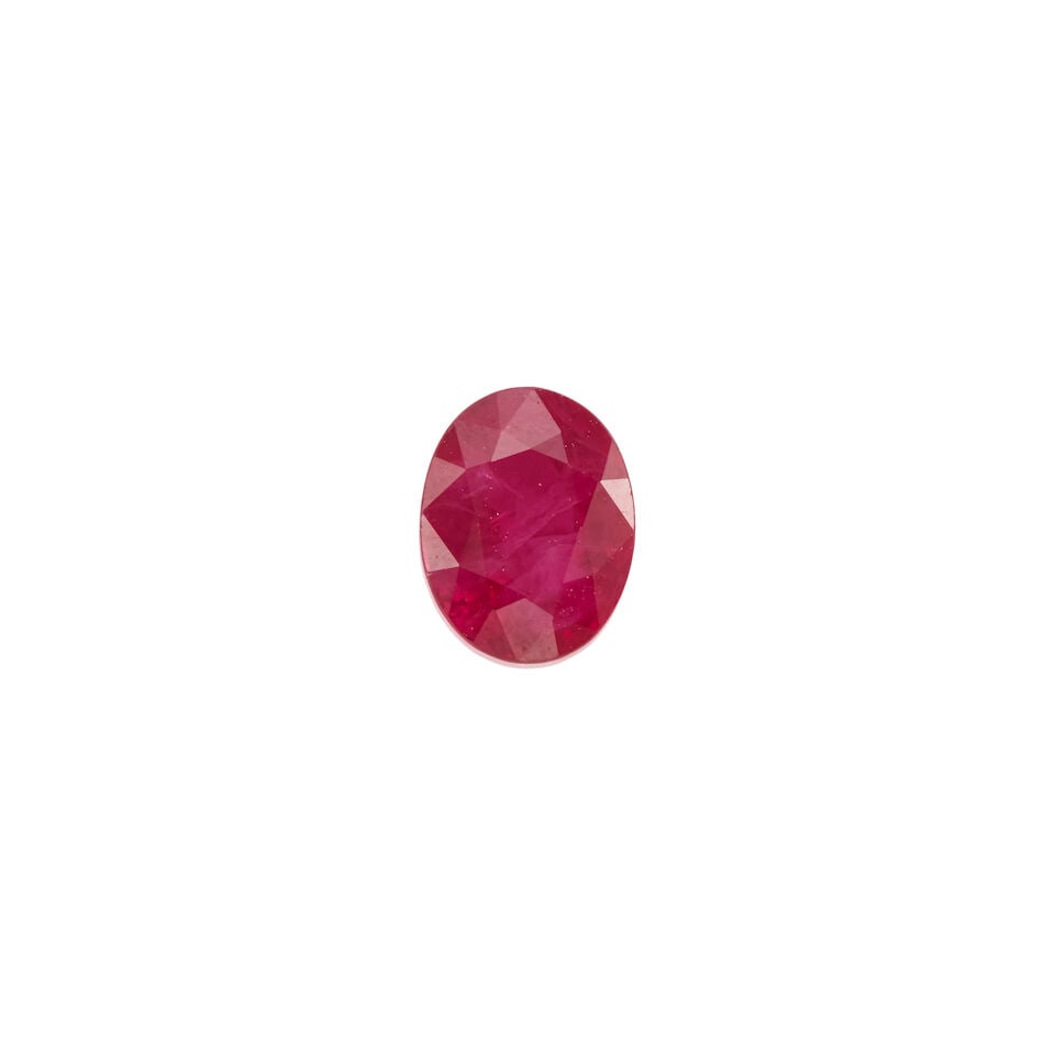 LOOSE RUBY WITH GIA REPORT: LOOSE RUBY WITH GIA REPORT • One oval-shaped ruby weighing approximately 1.27 carat • Accompanied by GIA Ruby Origin Report no. 6233899875 dated April 6, 2026, stating the species as