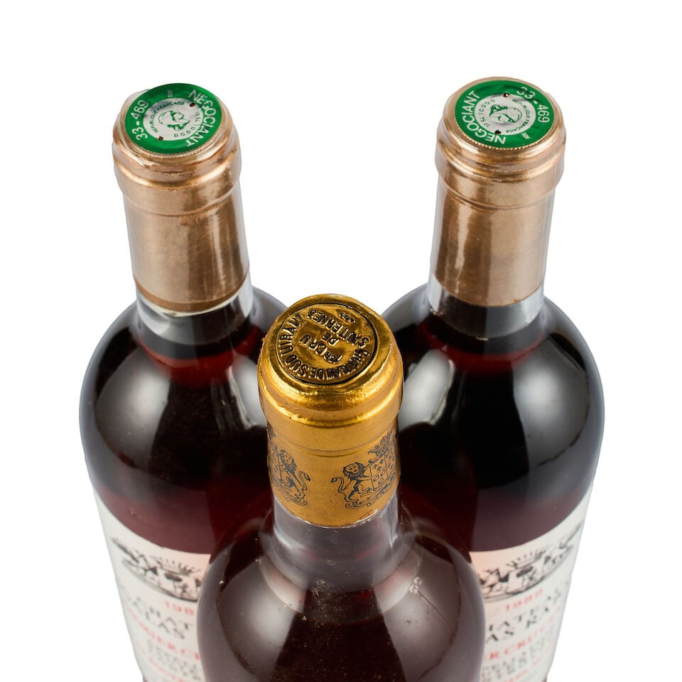 Mixed Lot of Sauternes, Grands Crus Classés, 1983 & 1989 (3 x 750ml) - 2