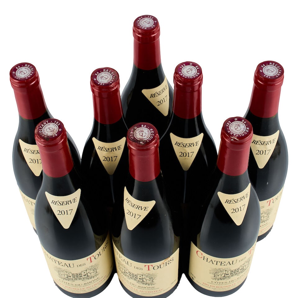 Château des Tours, Côtes du Rhône, 2017 (8 x 750ml) - 2
