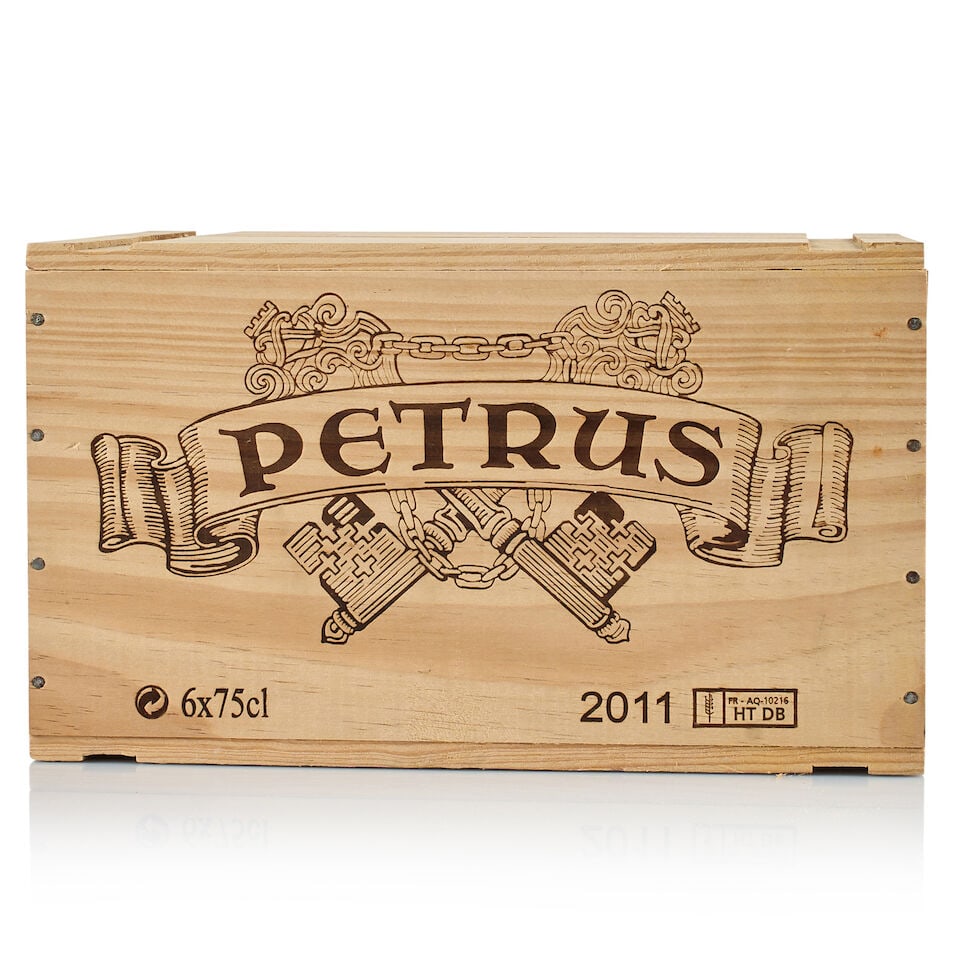 Pétrus, Pomerol, 2011 (6 x 750ml): Pétrus, Pomerol, 2011 (6 x 750ml) Region: Bordeaux Packaging: original wooden case Miscellaneous: not open For further information on this lot please visit Bonhams.com For further information abo
