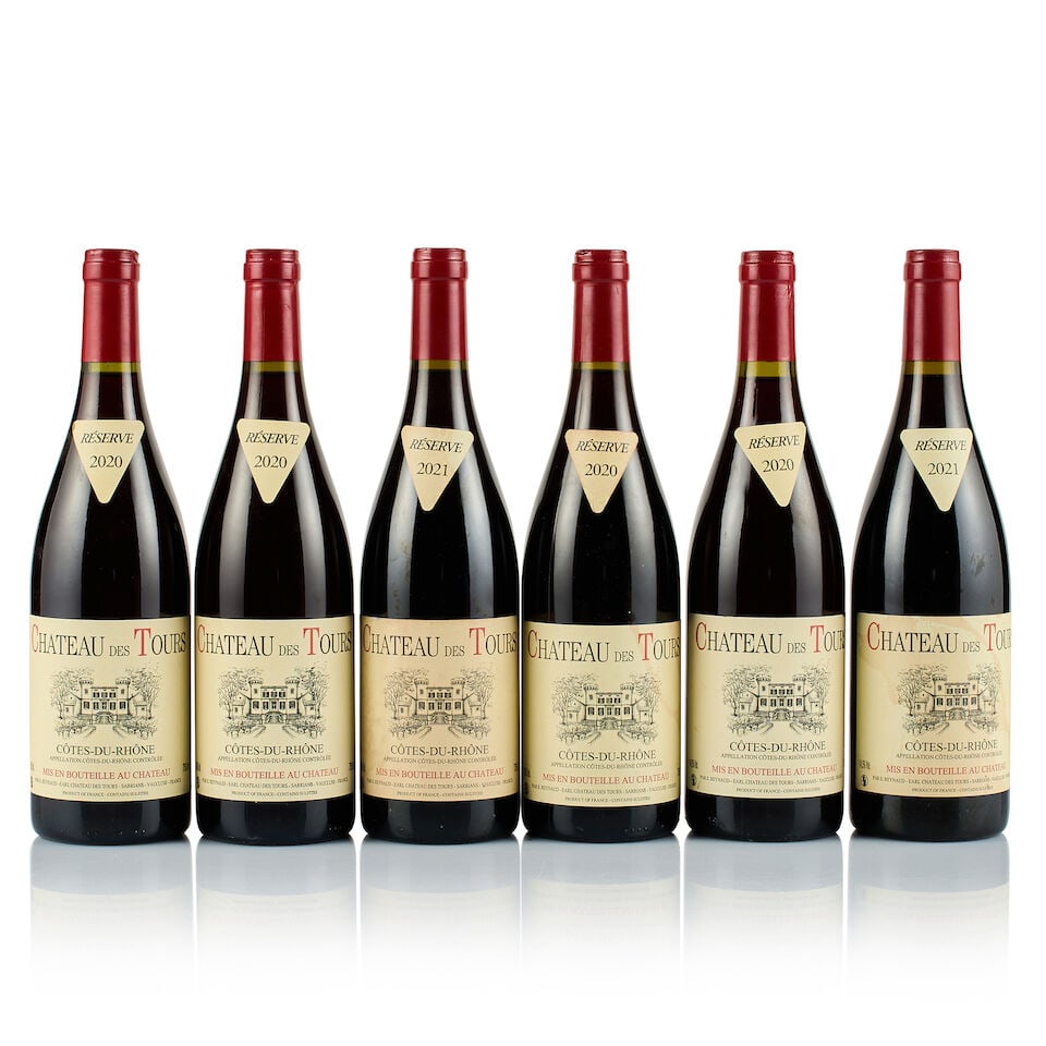 Château des Tours, Côtes du Rhône, 2020 & 2021 (13 x 750ml) - 2
