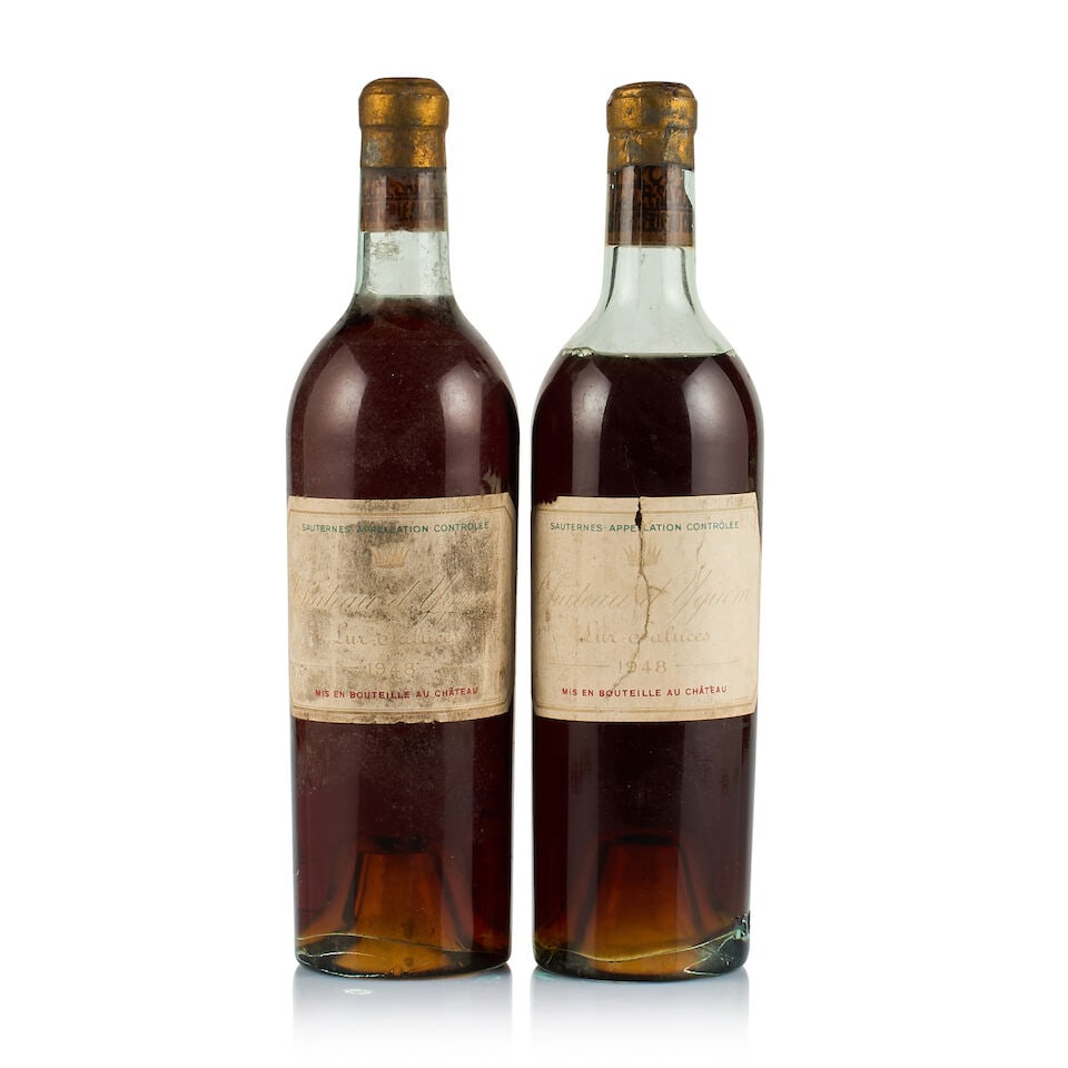 Château d'Yquem, Sauternes, 1er Cru Supérieur, 1948 (2 x 750ml) (1 of 2)