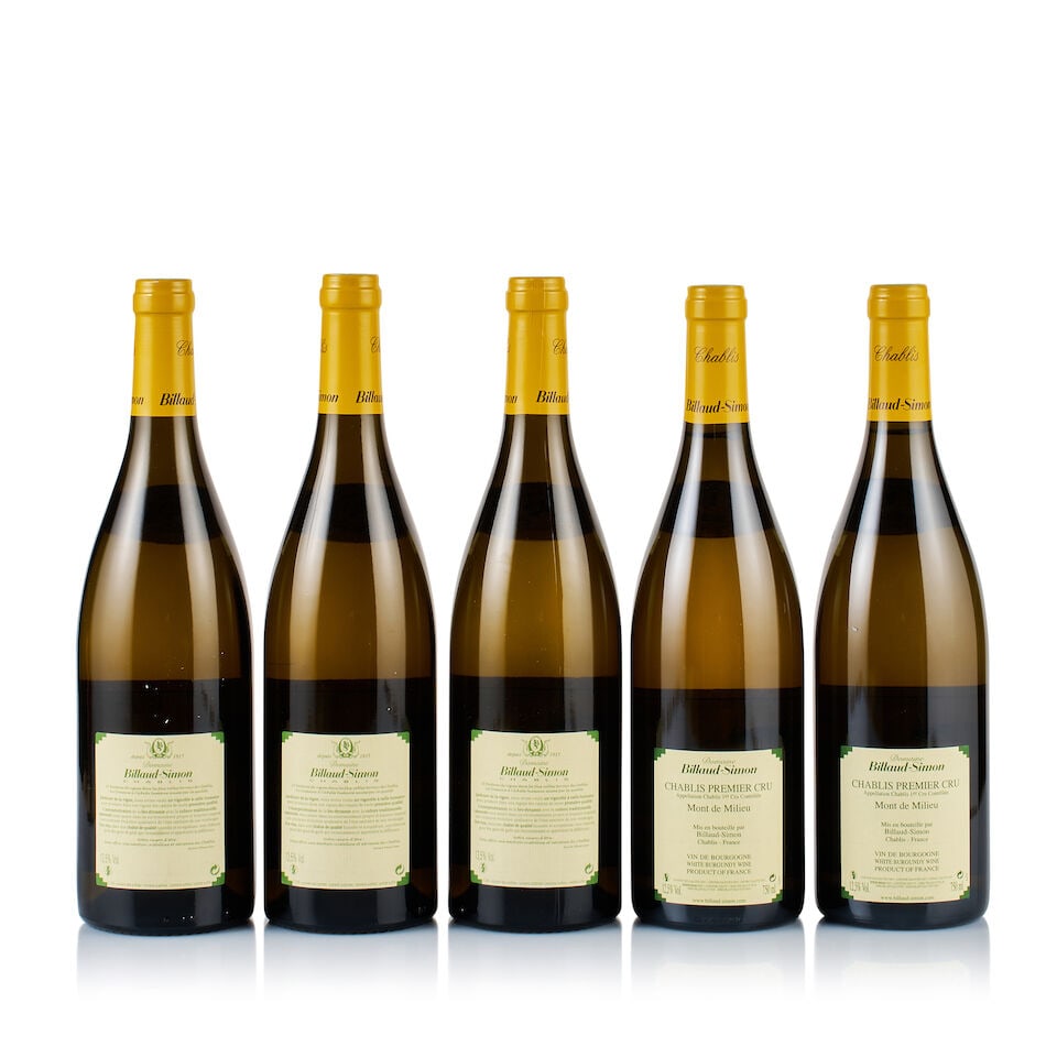 Mixed Lot of Domaine Billaud-Simon, Chablis, 2012 & 2017 (5 x 750ml) - 3