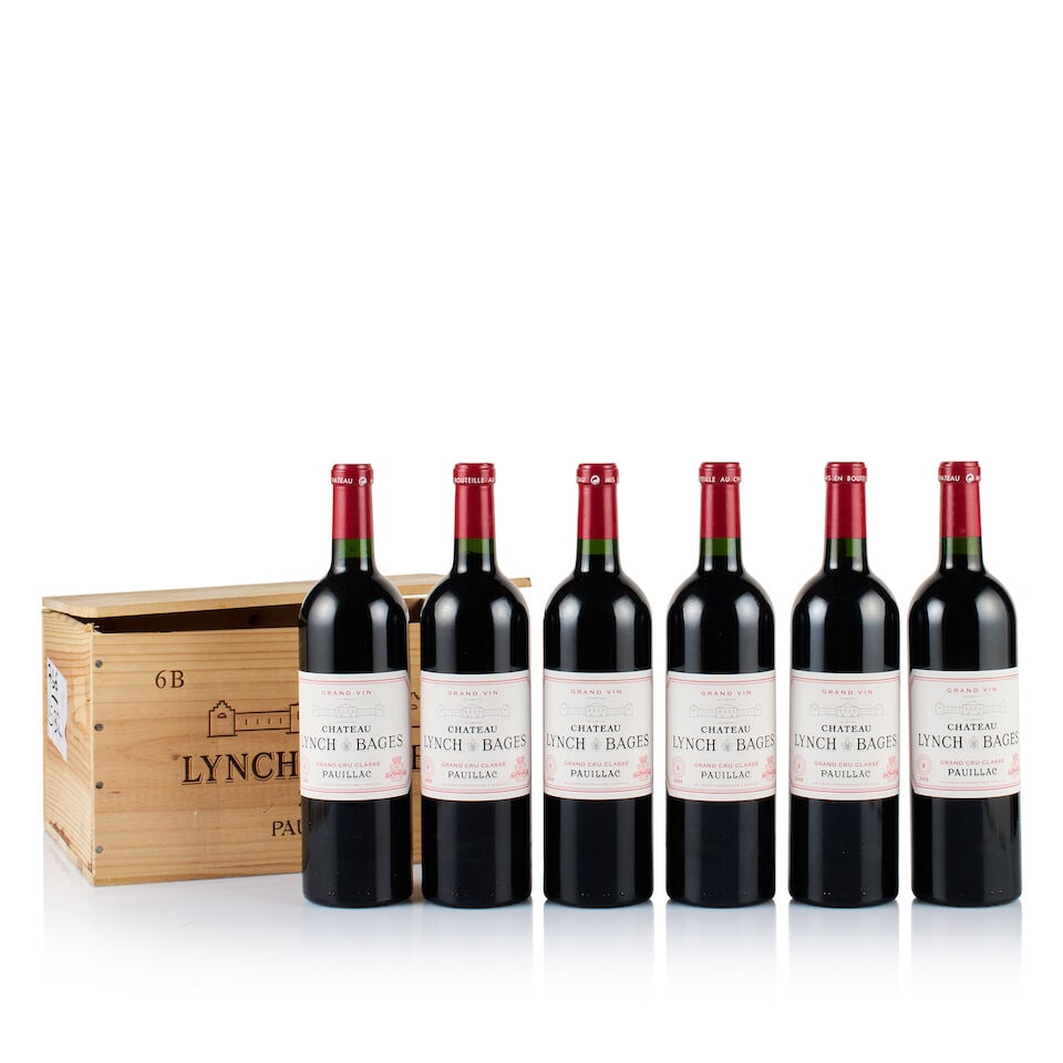 Château Lynch-Bages, Pauillac, Grand Cru Classé, 2008 (6 x 750ml): Château Lynch-Bages, Pauillac, Grand Cru Classé, 2008 (6 x 750ml) Region: Bordeaux Fill Level: 5x into neck, 1x base of neck Capsule: ok Cork: ok Label: excellent appearance Packaging: origi