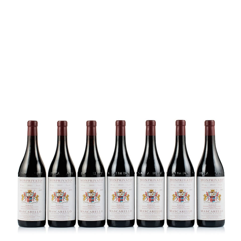 Giuseppe Mascarello, Barolo, Monprivato, 2011 & 2013 (7 x 750ml): Giuseppe Mascarello, Barolo, Monprivato, 2011 (3 x 750ml) Region: Piedmont Fill Level: excellent Capsule: ok Cork: ok Label: 2x good appearance, 1x very slightly scratched at the top Packaging: