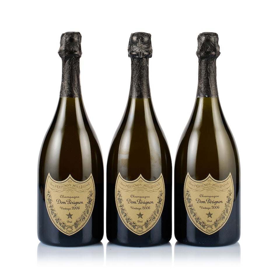 Champagne Dom Pérignon, Vintage, Brut, 2006 (3 x 750ml) (1 of 3)