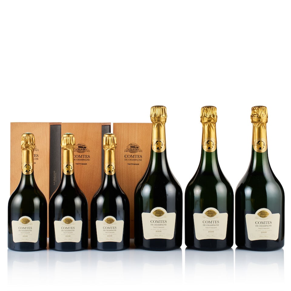 Champagne Taittinger, Comtes de Champagne, Blanc de Blancs, Brut, 2006 (3 x 750ml & 3 x Magnum) (1 of 4)