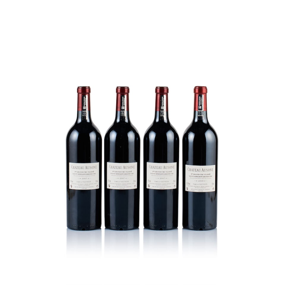Château Ausone, Saint-Emilion, 2007 & 2008 (4 x 750ml) - 3