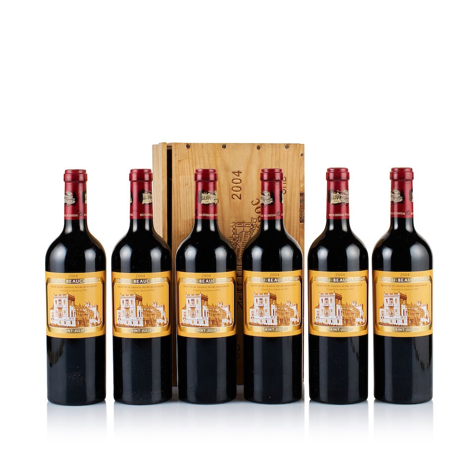 Château Ducru-Beaucaillou, Saint-Julien, Grand Cru Classé, 2004 (6 x 750ml): Château Ducru-Beaucaillou, Saint-Julien, Grand Cru Classé, 2004 (6 x 750ml) Region: Bordeaux Fill Level: into neck Capsule: ok Cork: ok Label: excellent appearance Packaging: original