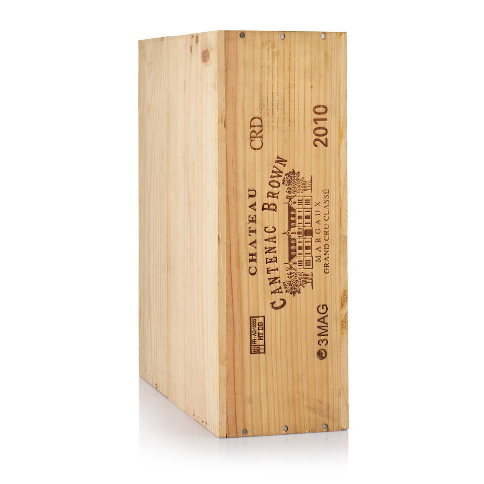 Château Cantenac Brown, Margaux, Grand Cru Classé, 2010 (3 x Magnum): Château Cantenac Brown, Margaux, Grand Cru Classé, 2010 (3 x Magnum) Region: Bordeaux Packaging: original wooden case Miscellaneous: not open For further information on this lot please visit