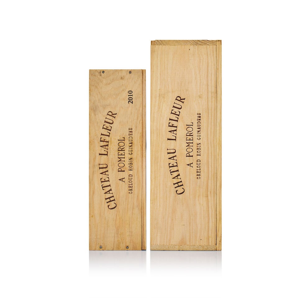 Château Lafleur, Pomerol, 2010 (1 x 750ml & 1 x Magnum): Château Lafleur, Pomerol, 2010 (1 x 750ml) Region: Bordeaux Packaging: original wooden case Miscellaneous: not open Château Lafleur, Pomerol, 2010 (1 x Magnum) Region: Bordeaux Packaging: