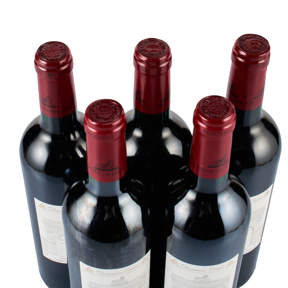 Château Léoville Las Cases, Saint-Julien, Grand Cru Classé, 2005 & 2006 (5 x 750ml) - 2