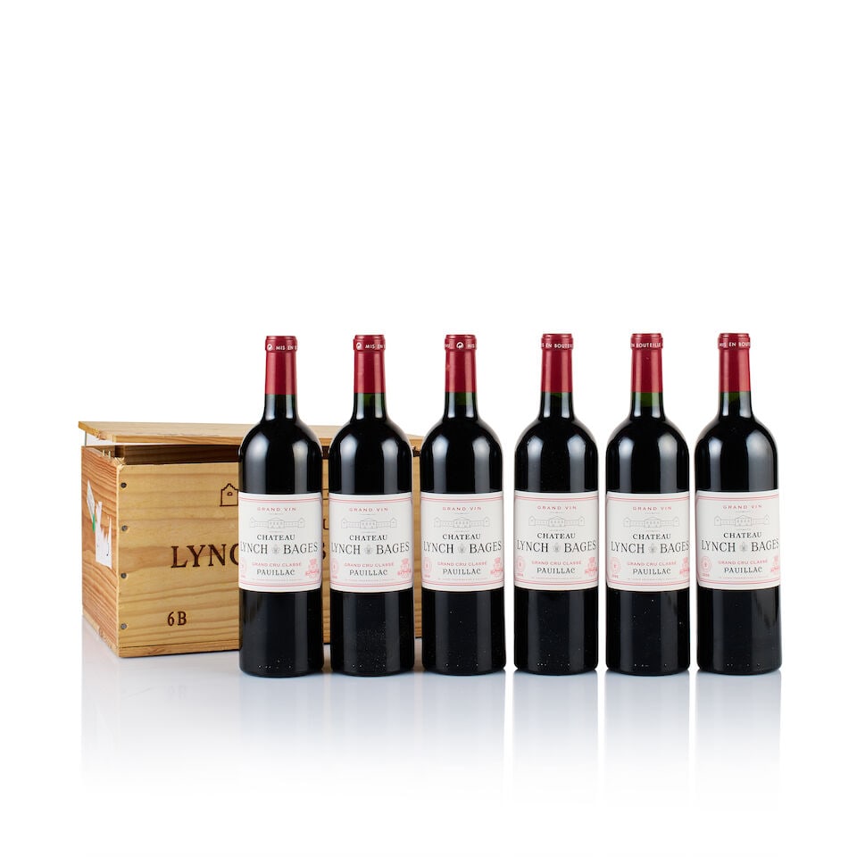Château Lynch-Bages, Pauillac, Grand Cru Classé, 2006 (6 x 750ml): Château Lynch-Bages, Pauillac, Grand Cru Classé, 2006 (6 x 750ml) Region: Bordeaux Fill Level: into neck Capsule: ok Cork: ok Label: excellent appearance Packaging: original wooden case