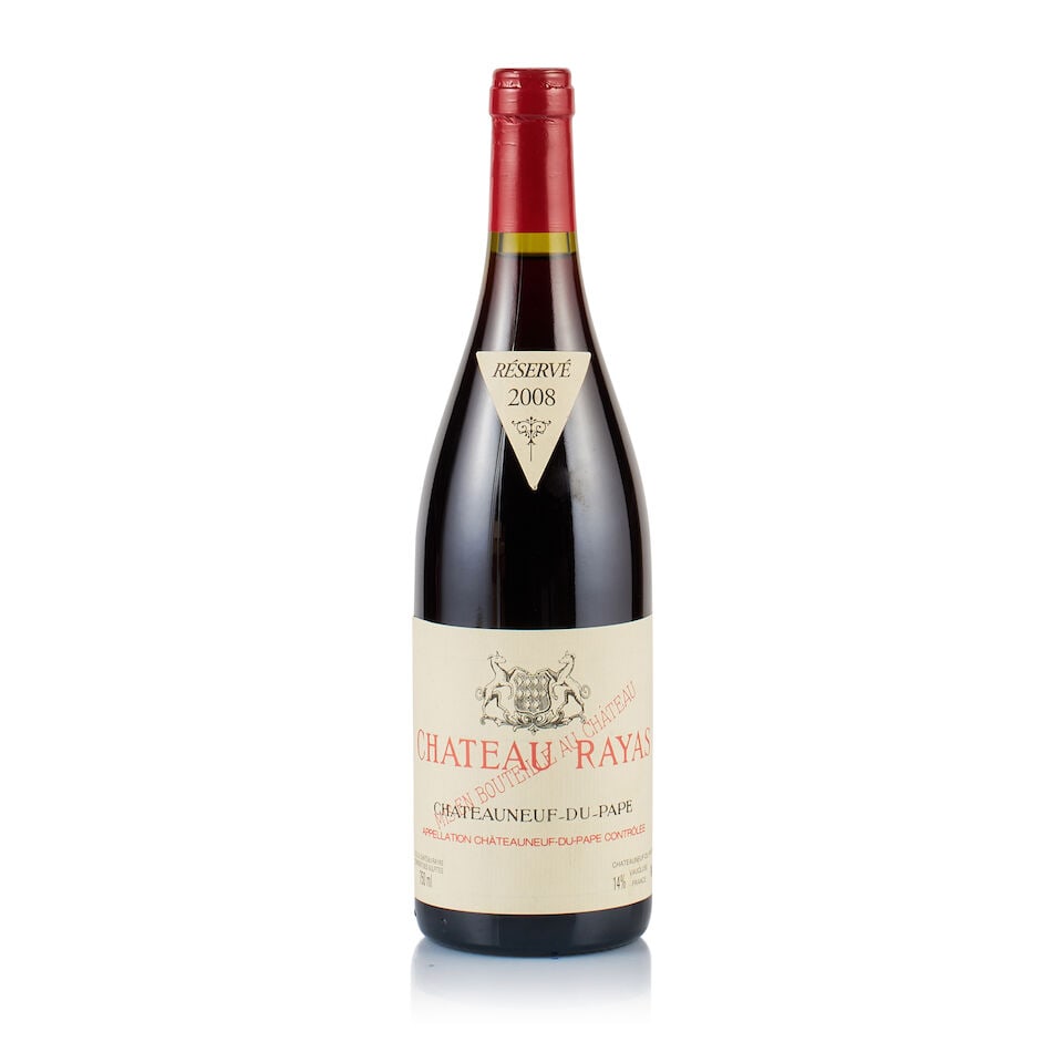 Château Rayas, Châteauneuf-du-Pape, 2008 (1 x 750ml): Château Rayas, Châteauneuf-du-Pape, 2008 (1 x 750ml) Region: Rhône Valley Fill Level: excellent Capsule: ok Cork: ok Label: excellent appearance Packaging: neutral carton Alcohol
