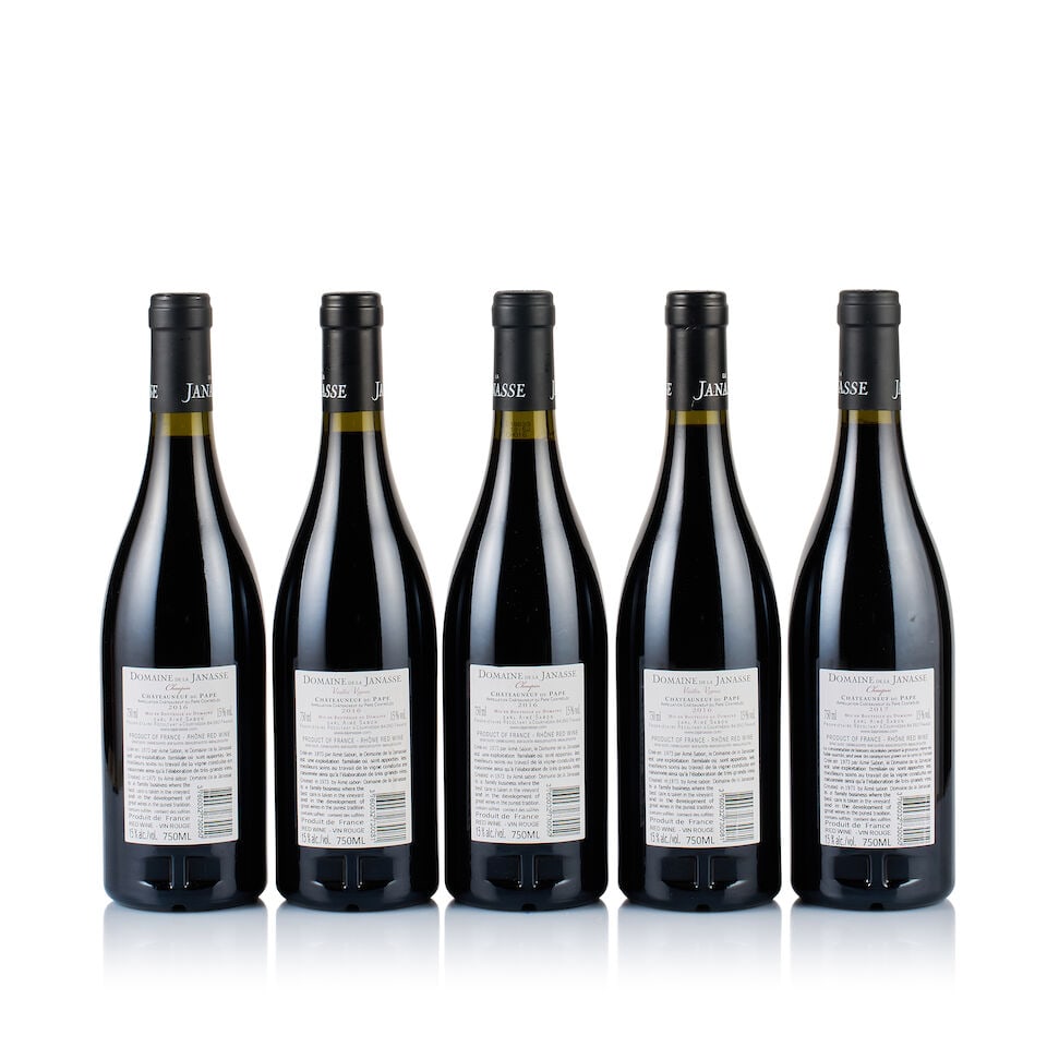 Mixed Lot of Domaine de la Janasse, Châteauneuf-du-Pape, 2016 & 2017 (5 x 750ml) - 3