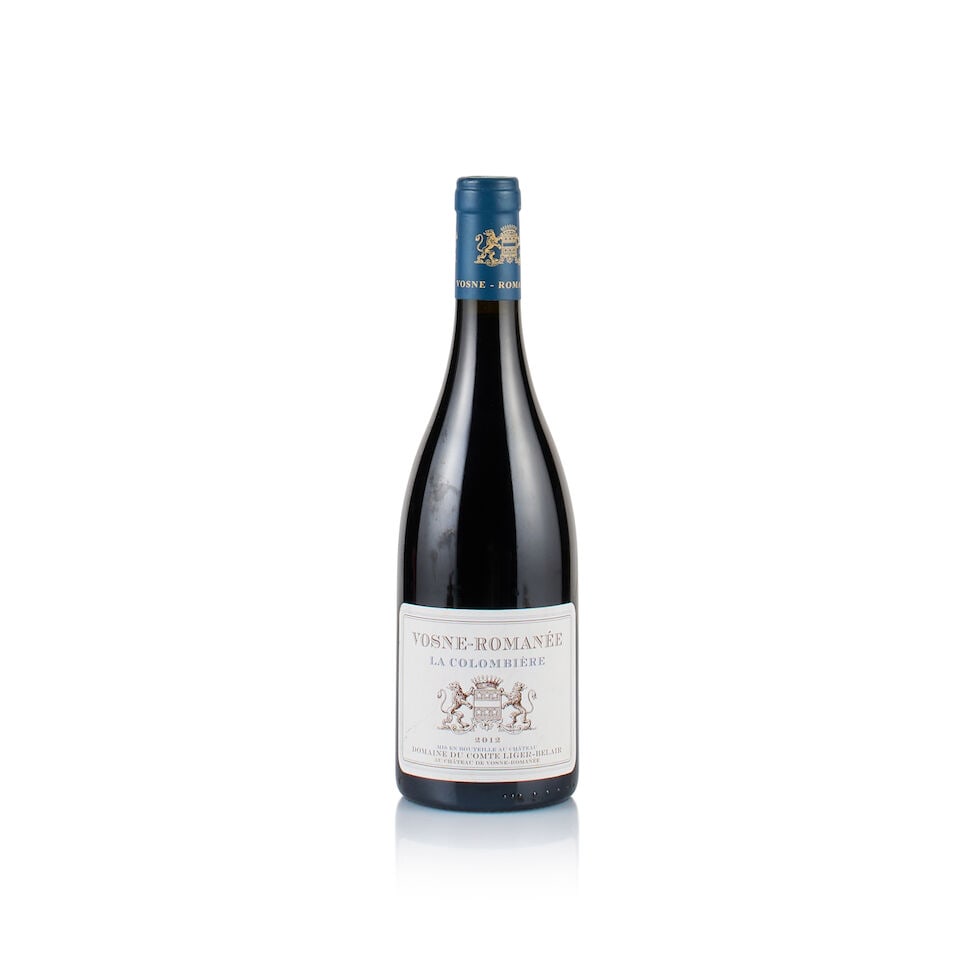 Domaine du Comte Liger-Belair, Vosne-Romanée, La Colombière, 2012 (1 x 750ml): Domaine du Comte Liger-Belair, Vosne-Romanée, La Colombière, 2012 (1 x 750ml) Region: Burgundy Fill Level: under 0.5cm below base of capsule Capsule: ok Cork: ok Label: slightly