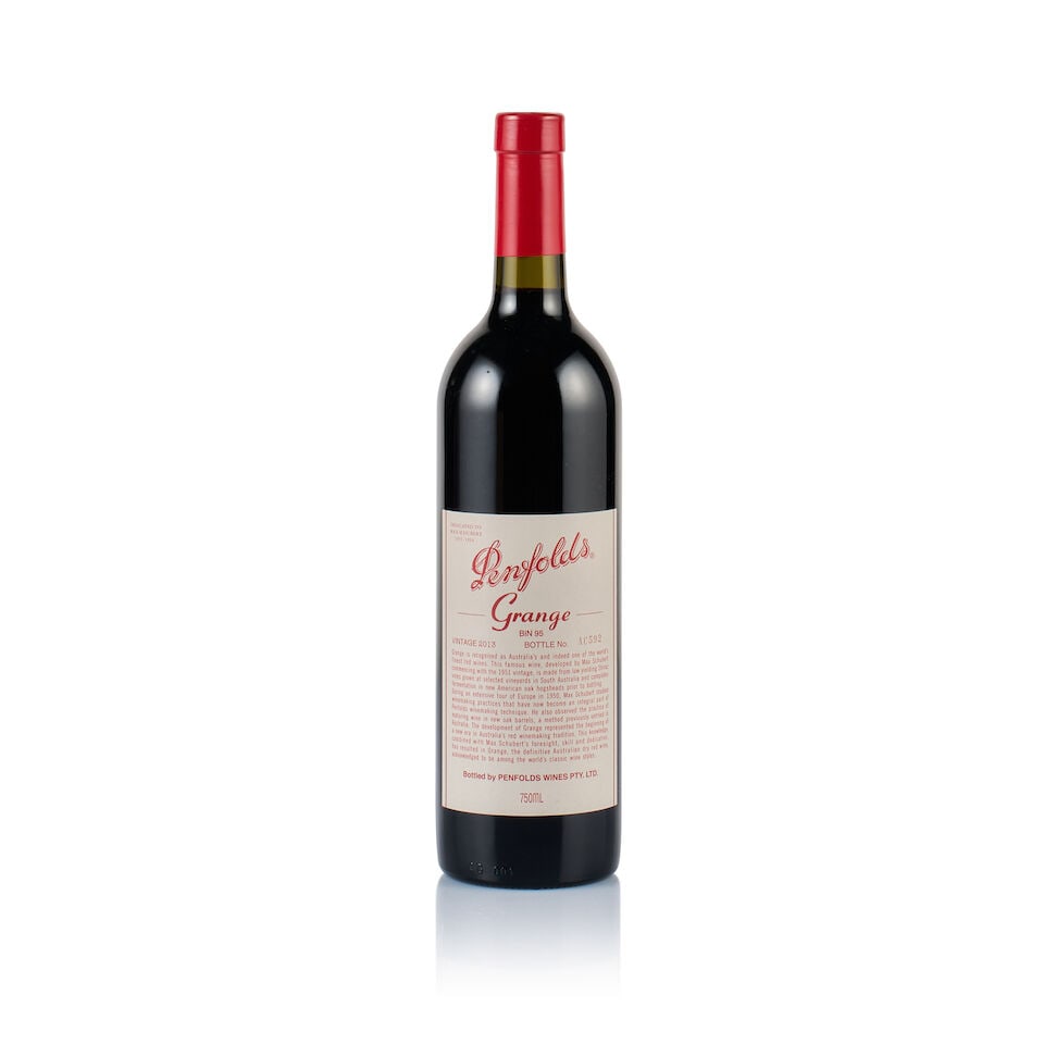 Penfolds, Grange, 2004 & 2013 (2 x 750ml): Penfolds, Grange, 2004 (1 x 750ml) Region: Australia Fill Level: base of neck Capsule: ok Cork: slightly depressed Label: very slightly stained at the top Packaging: neutral carton Alcohol Content: