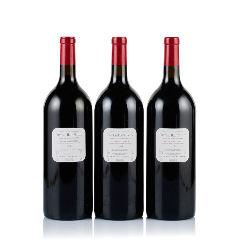 Château Haut-Bailly, Pessac-Léognan, Grand Cru Classé, 2008 (3 x Magnum) - 3