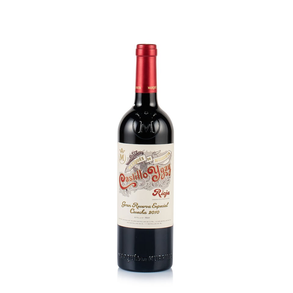 Marqués de Murrieta, Rioja, Castillo Ygay Gran Reserva Especial, 2010 (1 x 750ml): Marqués de Murrieta, Rioja, Castillo Ygay Gran Reserva Especial, 2010 (1 x 750ml) Region: Spain Fill Level: into neck Capsule: ok Cork: ok Label: excellent appearance Packaging: neutral carton Al