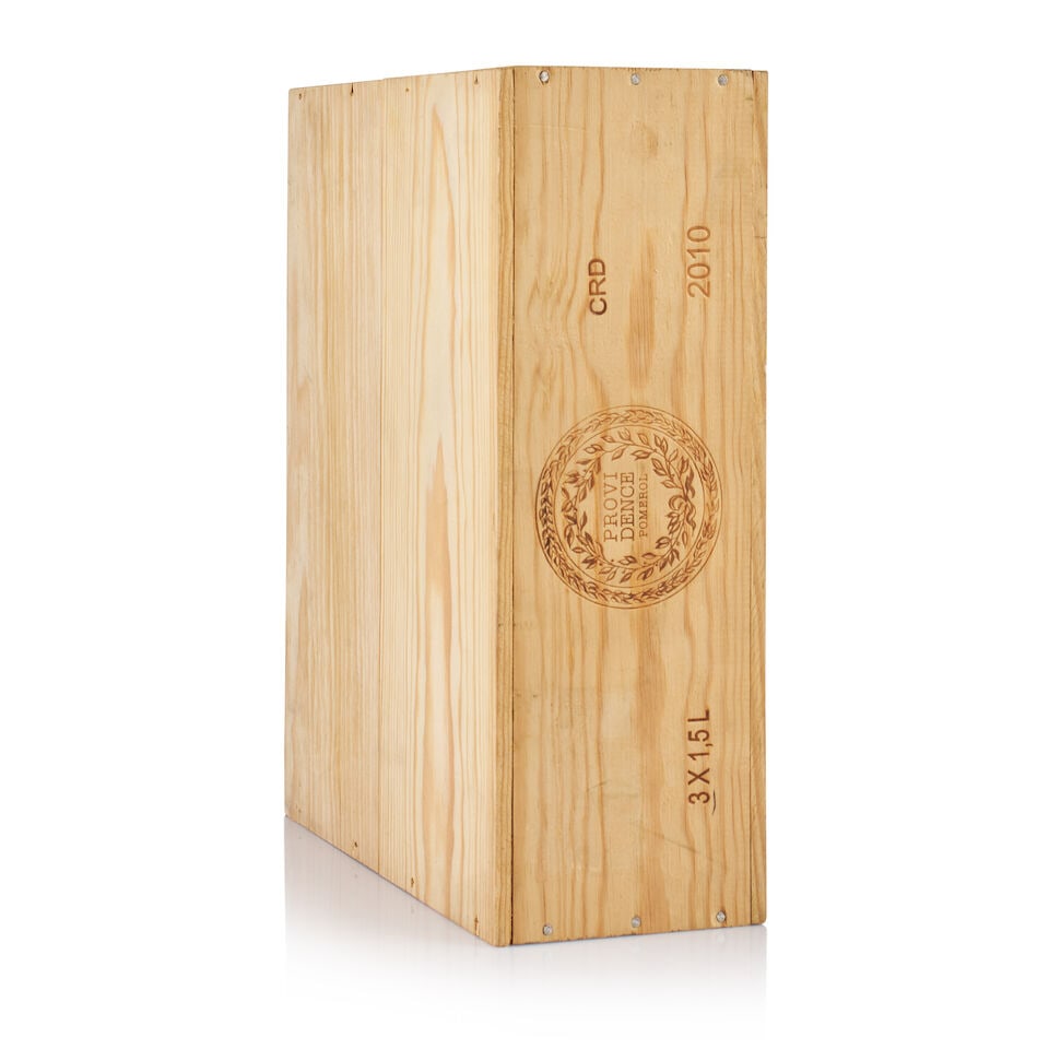 Providence, Pomerol, 2010 (3 x Magnum): Providence, Pomerol, 2010 (3 x Magnum) Region: Bordeaux Packaging: original wooden case Miscellaneous: not open For further information on this lot please visit Bonhams.com For further information
