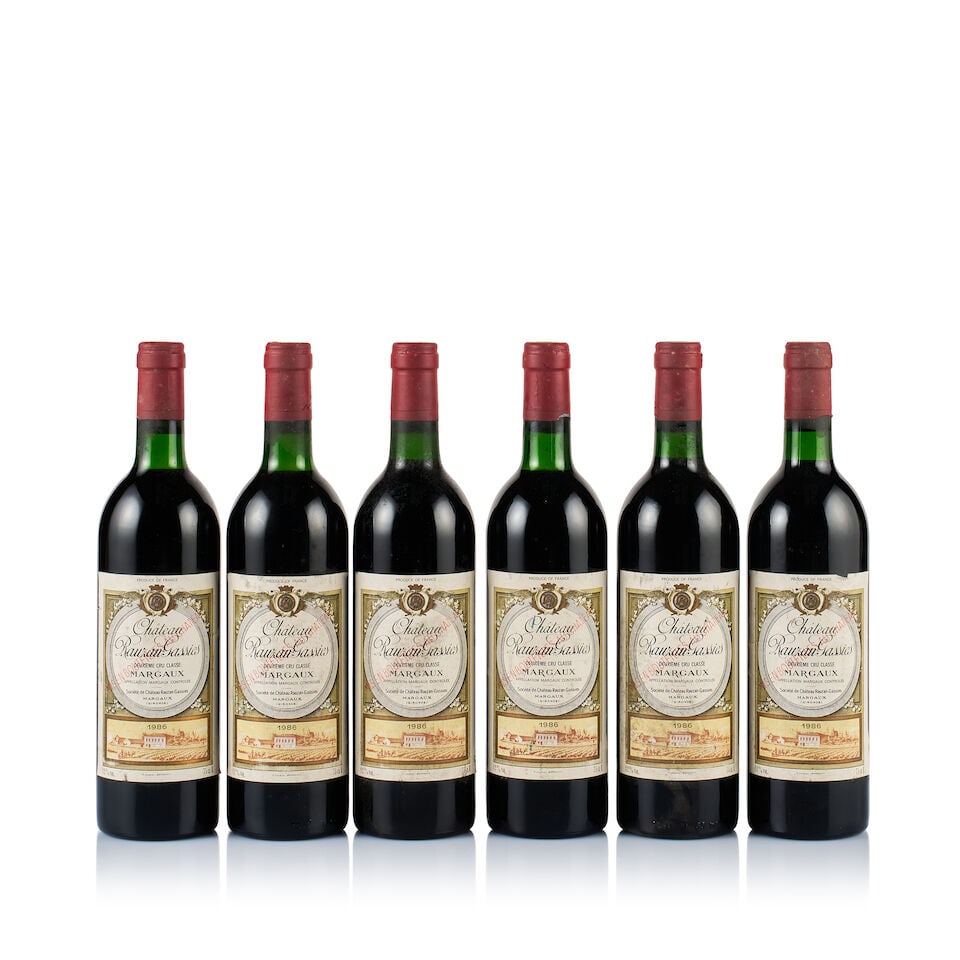 Château Rauzan-Gassies, Margaux, Grand Cru Classé, 1986 (12 x 750ml) - 2
