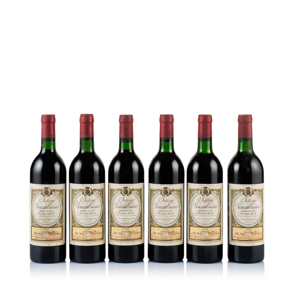 Château Rauzan-Gassies, Margaux, Grand Cru Classé, 1986 (12 x 750ml) - 3