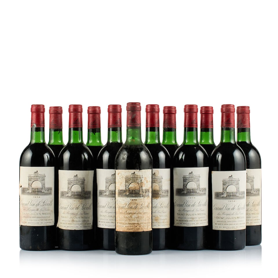 Château Léoville Las Cases, Saint-Julien, Grand Cru Classé, 1974 & 1976 (13 x 730ml) (1 of 5)