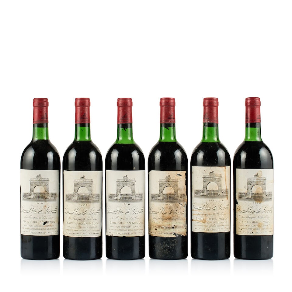 Château Léoville Las Cases, Saint-Julien, Grand Cru Classé, 1974 & 1976 (13 x 730ml) - 4