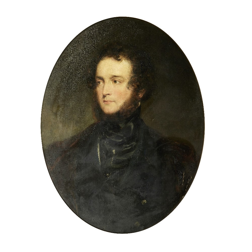 Sir Francis Grant PRA (British, 1803-1878) Count D'Orsay stretcher 85.5 x 65cm (33 11/16 x 25 9/... (1 of 1)