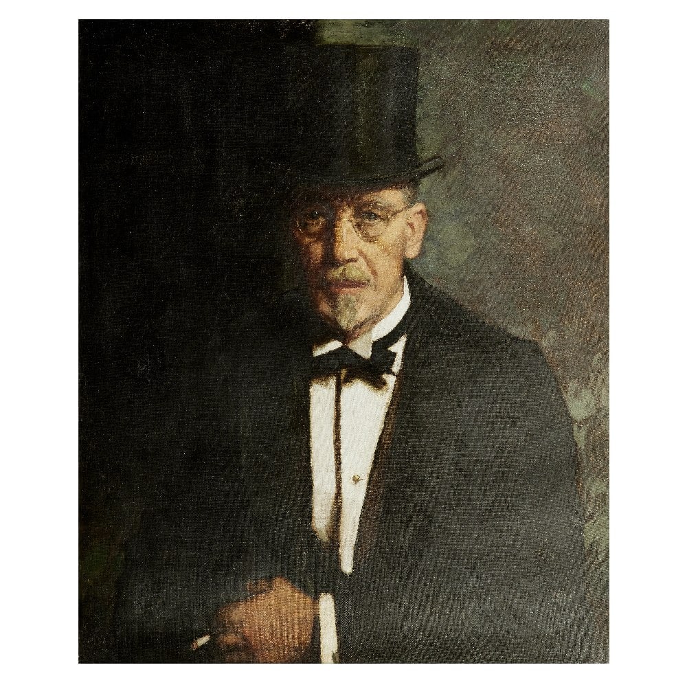 John MacDonald Aiken (British, 1880-1961) Self-portrait in black tie: John MacDonald Aiken (British, 1880-1961) Self-portrait in black tie signed and dated 'John M AIKEN/1930' (upper right) oil on canvas 76.5 x 64cm (30 1/8 x 25 3/16in). Footnotes: Provenan