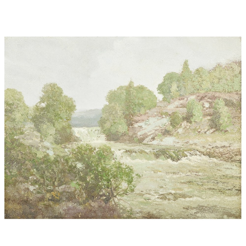 George Houston RSA RSW RGI (British, 1869-1947) Highland river (1 of 1)