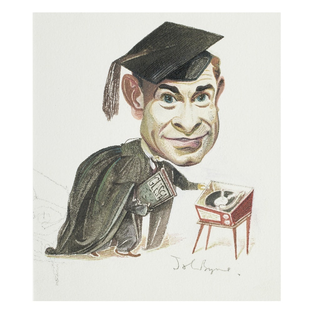 John Byrne RSA (British, 1940-2023) Stanley Baxter - The Professor (1 of 1)