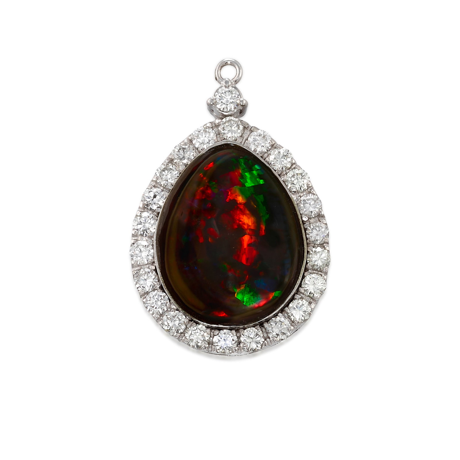 AN OPAL AND DIAMOND PENDANT (1 of 1)