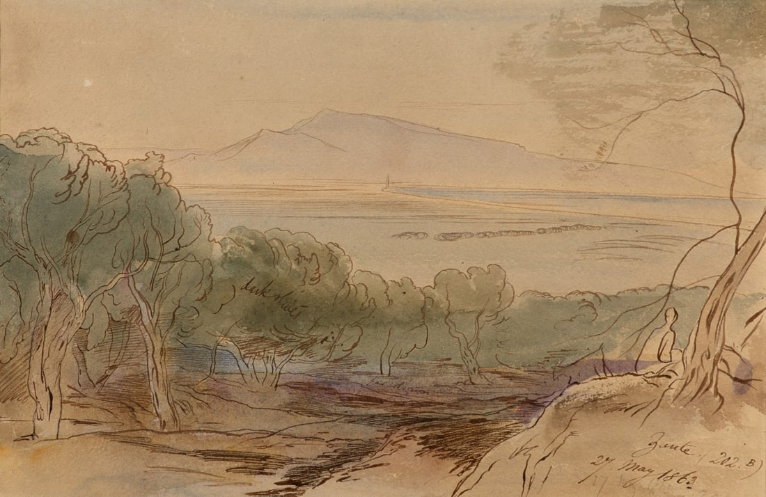 EDWARD LEAR (1812-1888) Zante (1 of 1)