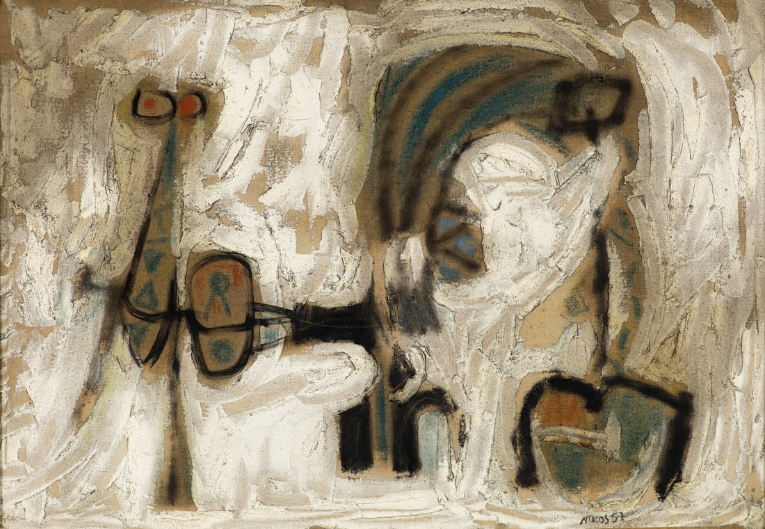 NIKOS KESSANLIS (1930-2004) L'animale blu (1 of 1)