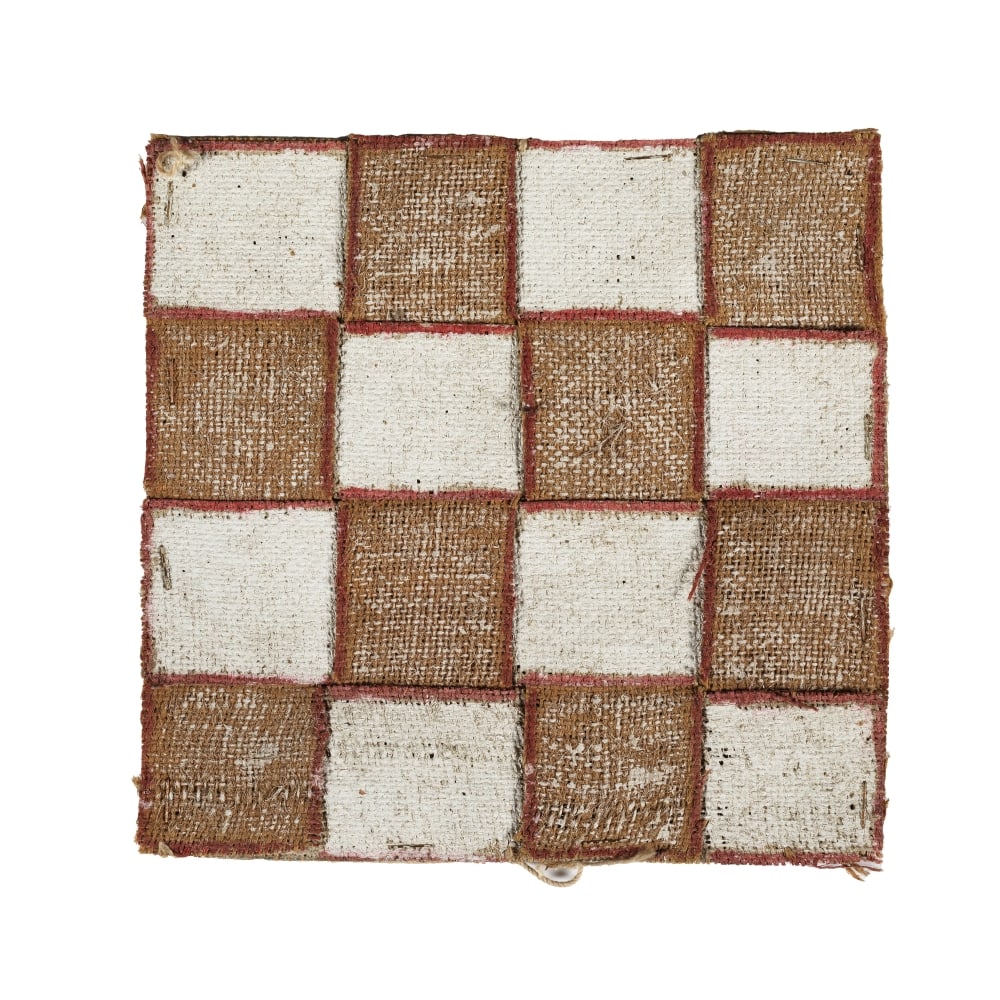 DANIL (PANAGOPOULOS) (1924-2008) Sans titre: DANIL (PANAGOPOULOS) (1924-2008) Sans titre Huile sur toile de jute 21 x 21cm (8.3 × 8.3 in) Oil on jute canvas This lot is subject to the following lot symbols: AR AR Goods subje