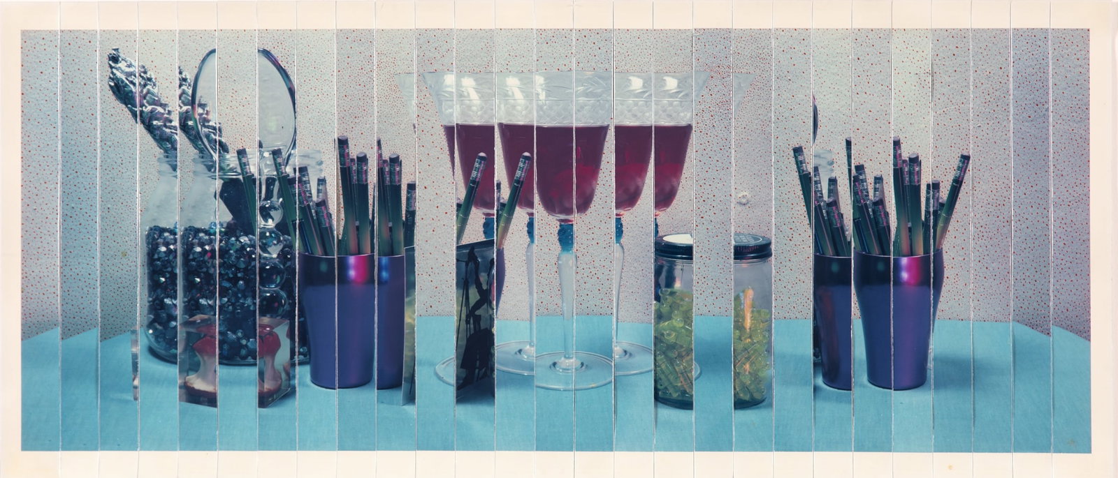 LUCAS SAMARAS (1936-2024) A unique panorama depicting a still life (1 of 1)