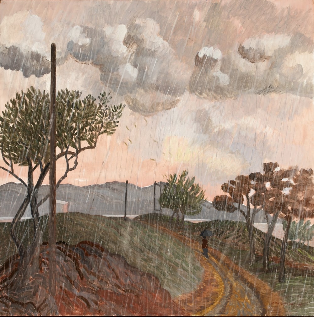 COSTAS PAPANIKOLAOU (born 1959) Paysage sous la pluie (1 of 1)