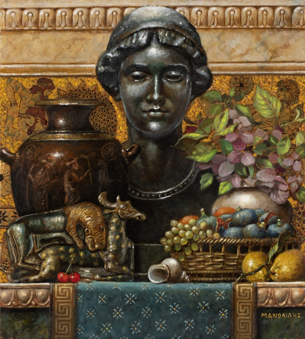 THEODOROS MANOLIDES (born 1940) Silent voices (1 of 1)