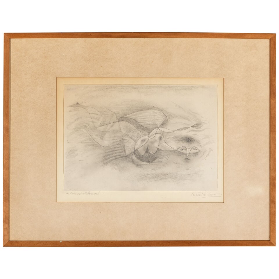 LUCRETIA VAN HORN (1882-1970) Homeward Angel 7 1/4 x 10 1/2 in (18.4 x 26.7 cm) (Executed in cir... - 3