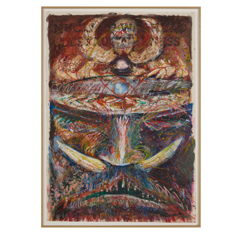 ROBERT ARNESON (1930-1992) Nuclear War Head 59 1/2 x 42 in (151.1 x 106.7 cm) (Executed in 1984) - 3