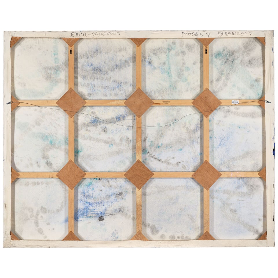 ED MOSES (1926-2018) Enir-Minrtoon 60 x 75 in (152.4 x 190.5 cm) (Painted in 2007) - 2