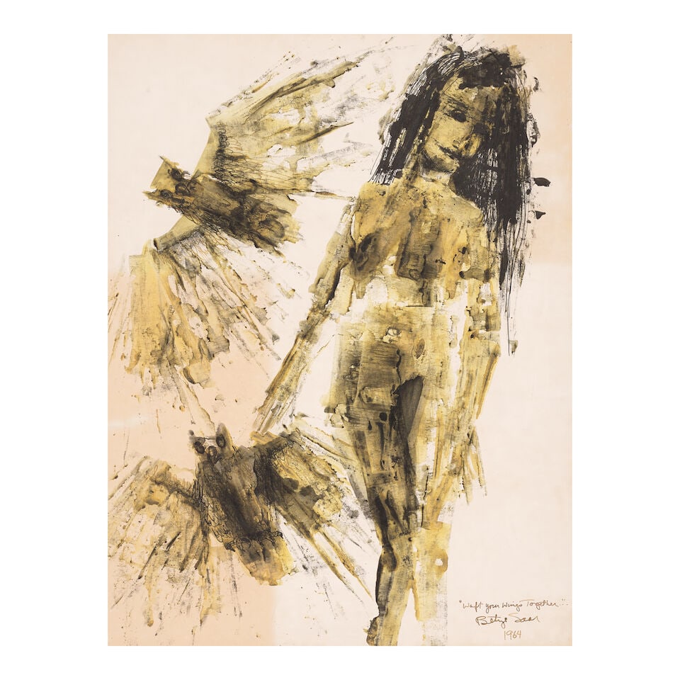 BETYE SAAR (B. 1926) Waft Your Wings Together... 28 x 21 in (71.1 x 53.3 cm) (Executed in 1964) (1 of 2)
