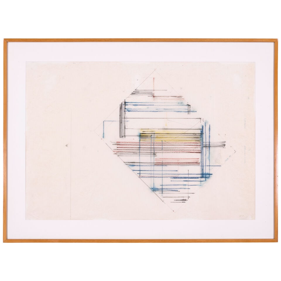 ED MOSES (1926-2018) Untitled 24 x 35 in (61 x 88.9 cm) (Executed in 1974) - 2