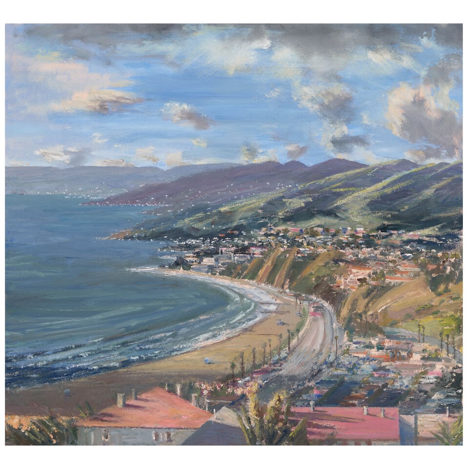 LARRY COHEN (B. 1952) View of the Bay, Pacific Palisades 26 x 28 in (66 x 71.1 cm) (Painted in 2... (1 of 3)